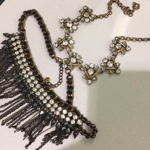 Jcrew & Ann Taylor Loft statement necklaces